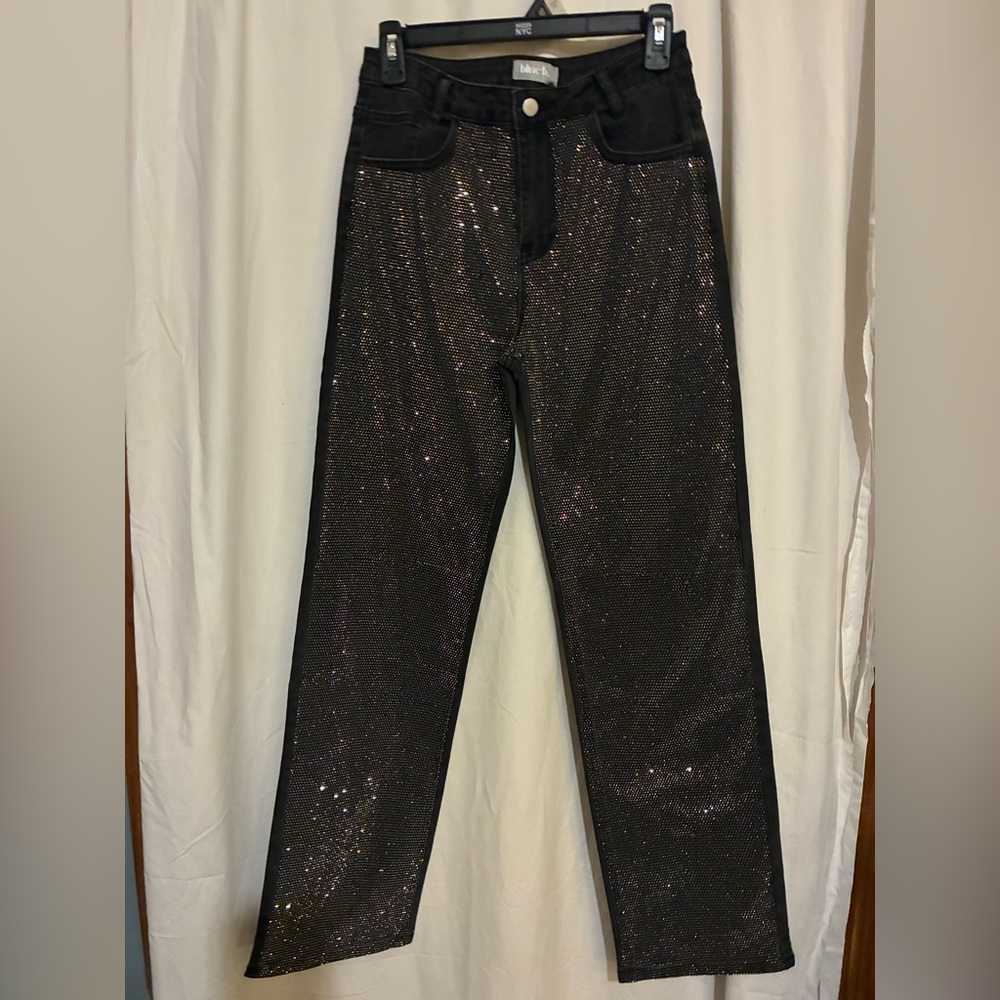 Blue B Rhinestone Jeans - Picture 5 of 12